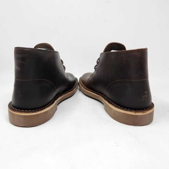 Men\'s 9 Clarks Bushacre 2 dark brown chukka boots shoes main image 6